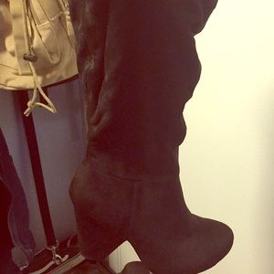 Torrid black knee high boots